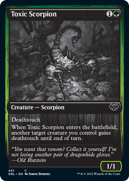 Toxic Scorpion [Innistrad: Double Feature] | L.A. Mood Comics and Games