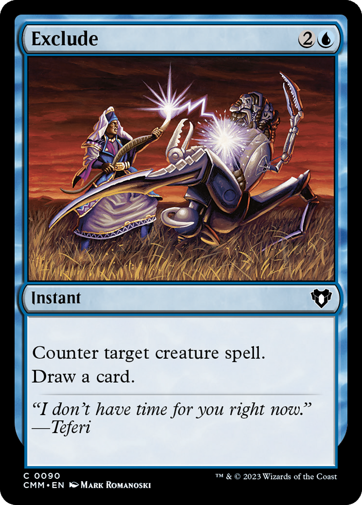 Exclude [Commander Masters] | L.A. Mood Comics and Games