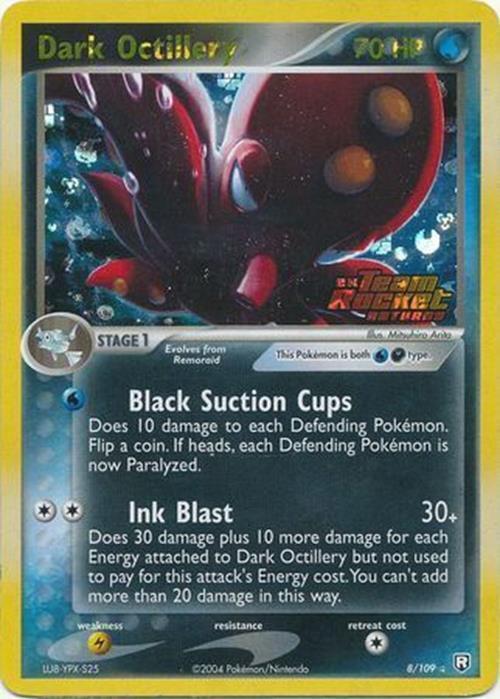 Dark Octillery (8/109) (Stamped) [EX: Team Rocket Returns] | L.A. Mood Comics and Games