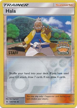 Hala (126/145) (Regional Championship Promo Staff) [Sun & Moon: Guardians Rising] | L.A. Mood Comics and Games