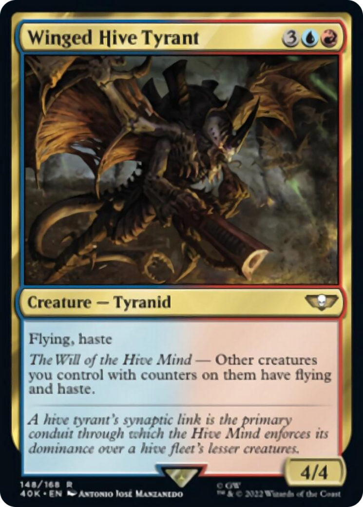 Winged Hive Tyrant (Surge Foil) [Warhammer 40,000] | L.A. Mood Comics and Games
