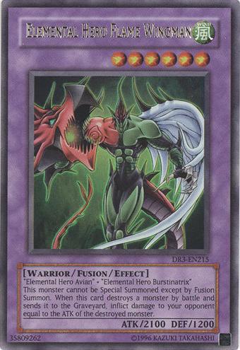 Elemental Hero Flame Wingman [DR3-EN215] Ultra Rare | L.A. Mood Comics and Games