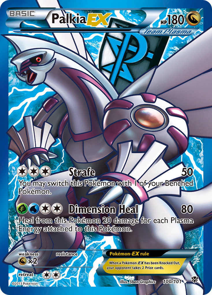 Palkia EX (100/101) [Black & White: Plasma Blast] | L.A. Mood Comics and Games
