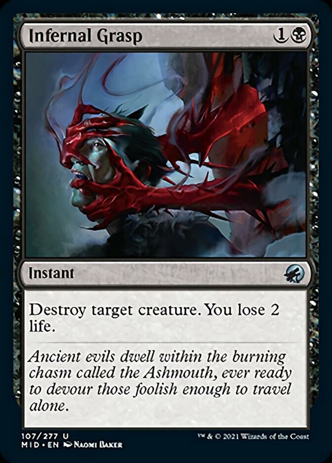 Infernal Grasp [Innistrad: Midnight Hunt] | L.A. Mood Comics and Games