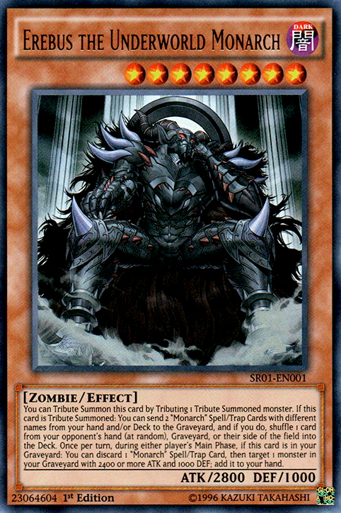 Erebus the Underworld Monarch [SR01-EN001] Ultra Rare | L.A. Mood Comics and Games