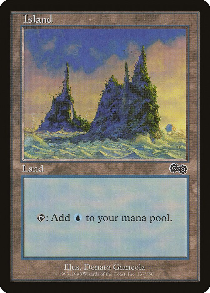 Island (337) [Urza's Saga] | L.A. Mood Comics and Games