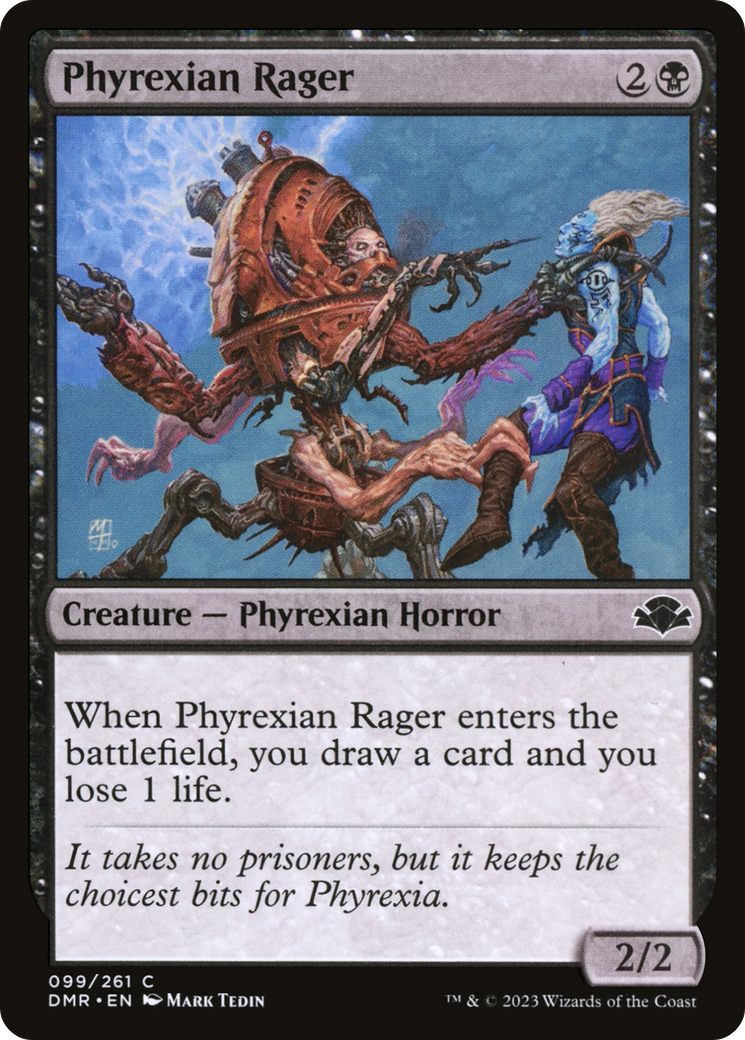 Phyrexian Rager [Dominaria Remastered] | L.A. Mood Comics and Games