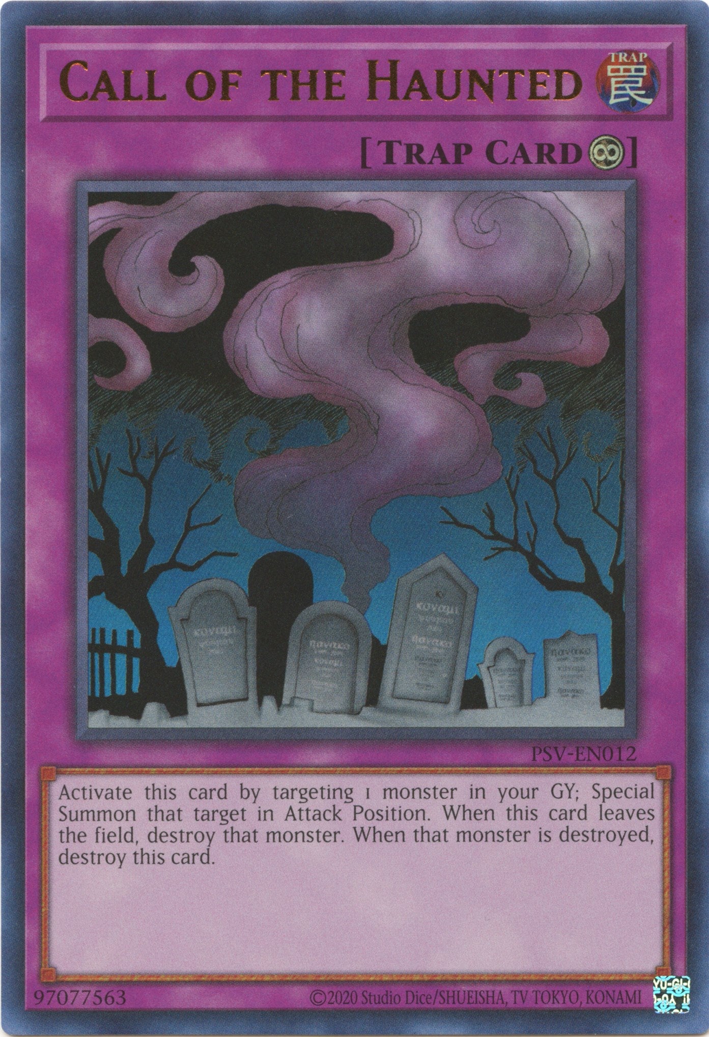 Call Of The Haunted (25th Anniversary) [PSV-EN012] Ultra Rare | L.A. Mood Comics and Games