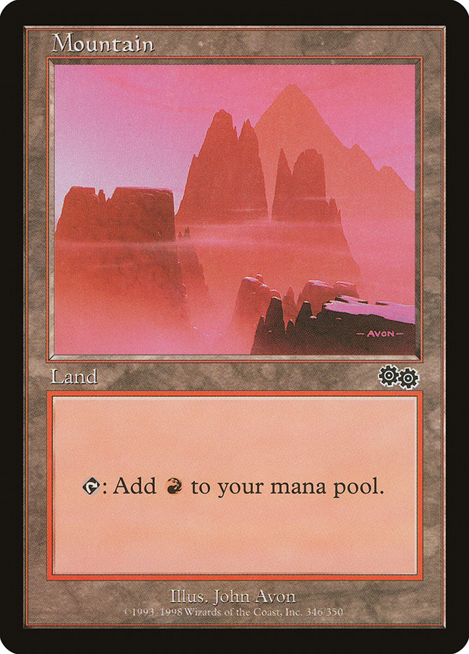 Mountain (346) [Urza's Saga] | L.A. Mood Comics and Games