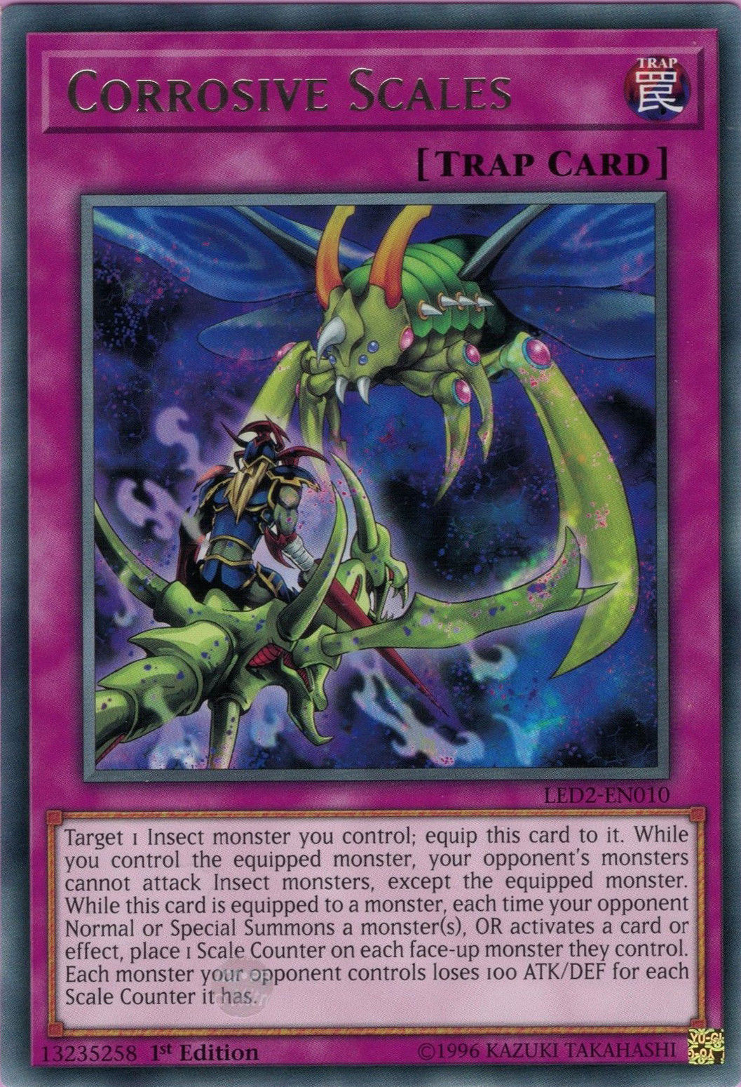 Corrosive Scales [LED2-EN010] Rare | L.A. Mood Comics and Games