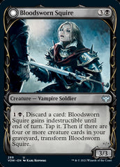 Bloodsworn Squire // Bloodsworn Knight (Showcase Fang Frame) [Innistrad: Crimson Vow] | L.A. Mood Comics and Games