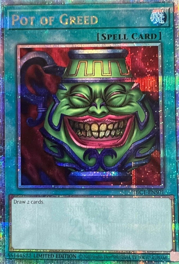 Pot of Greed [TBC1-ENS01] Secret Rare | L.A. Mood Comics and Games