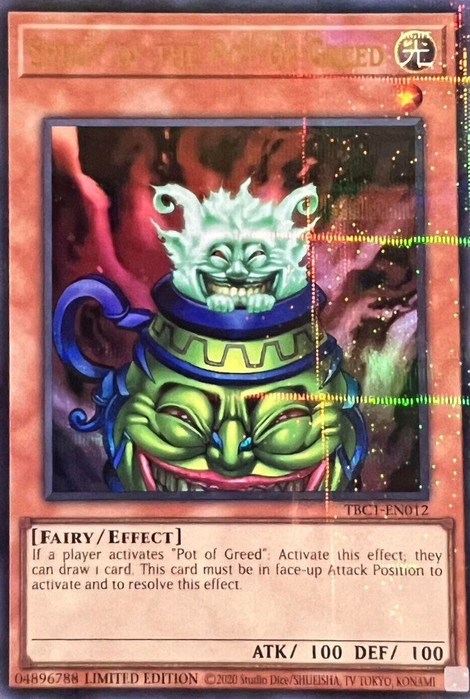 Spirit of the Pot of Greed [TBC1-EN012] Ultra Rare | L.A. Mood Comics and Games