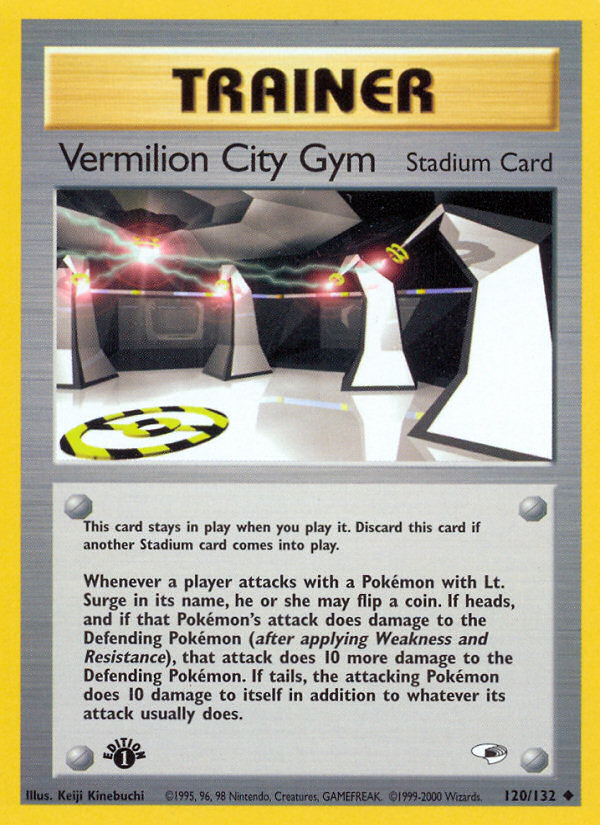 Vermilion City Gym (120/132) [Gym Heroes 1st Edition] | L.A. Mood Comics and Games