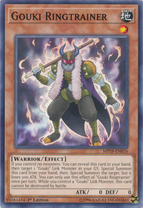 Gouki Ringtrainer [MP19-EN076] Common | L.A. Mood Comics and Games
