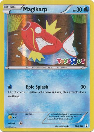 Magikarp (22/83) (Toys R Us Promo) [XY: Generations] | L.A. Mood Comics and Games