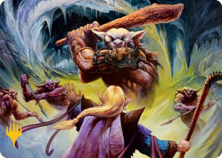 Den of the Bugbear (Dungeon Module) Art Card (Gold-Stamped Signature) [Dungeons & Dragons: Adventures in the Forgotten Realms Art Series] | L.A. Mood Comics and Games