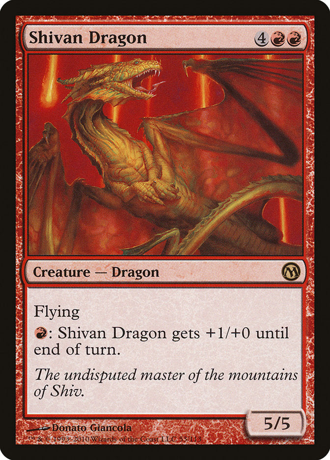 Shivan Dragon [Duels of the Planeswalkers] | L.A. Mood Comics and Games