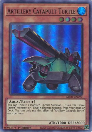 Artillery Catapult Turtle [MP21-EN099] Super Rare | L.A. Mood Comics and Games