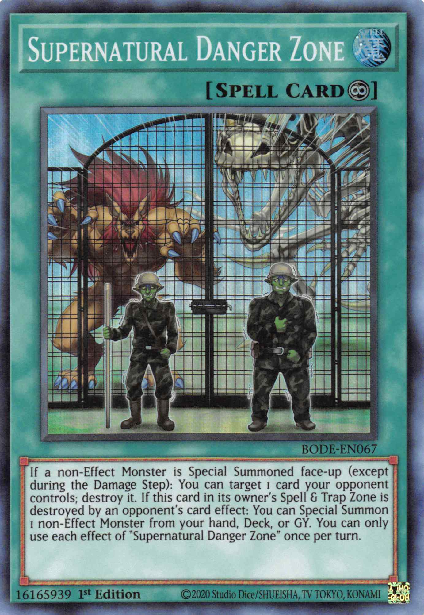 Supernatural Danger Zone [BODE-EN067] Super Rare | L.A. Mood Comics and Games