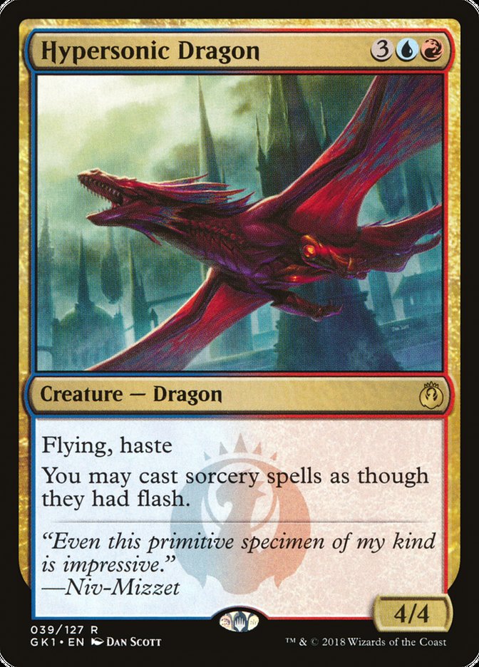 Hypersonic Dragon [Guilds of Ravnica Guild Kit] | L.A. Mood Comics and Games