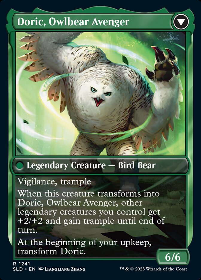 Doric, Nature's Warden // Doric, Owlbear Avenger [Secret Lair Drop Series] | L.A. Mood Comics and Games