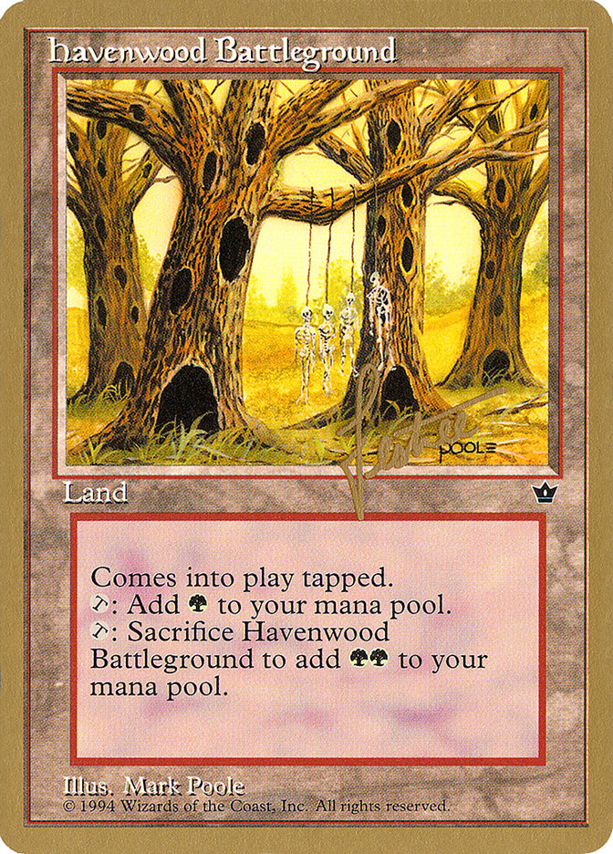 Havenwood Battleground (Bertrand Lestree) [Pro Tour Collector Set] | L.A. Mood Comics and Games