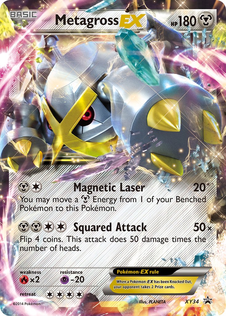Metagross EX (XY34) [XY: Black Star Promos] | L.A. Mood Comics and Games