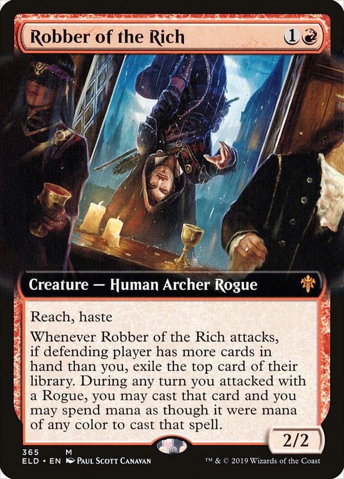 Robber of the Rich (Extended Art) [Throne of Eldraine] | L.A. Mood Comics and Games