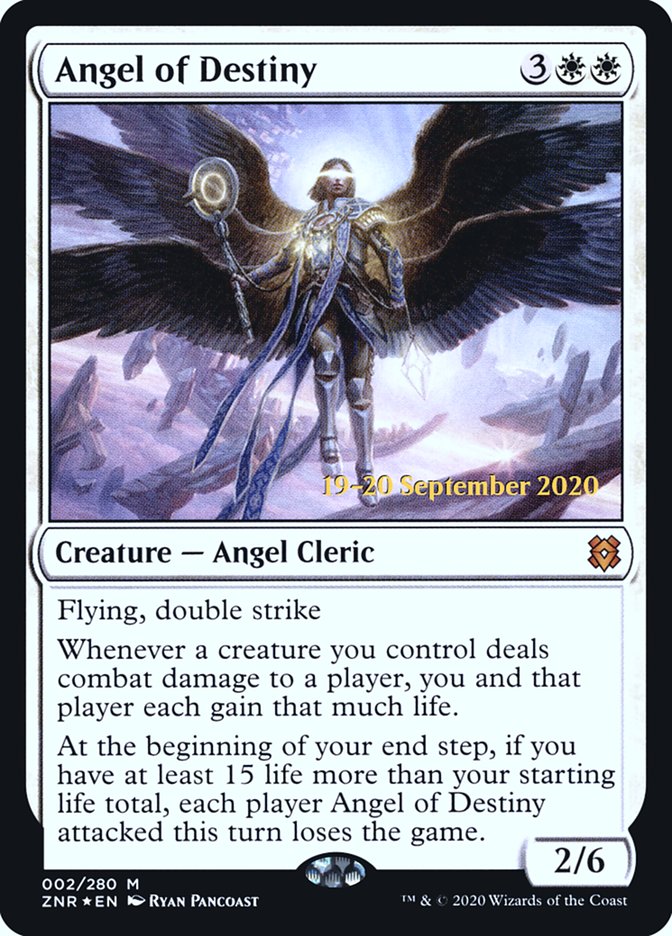 Angel of Destiny [Zendikar Rising Prerelease Promos] | L.A. Mood Comics and Games