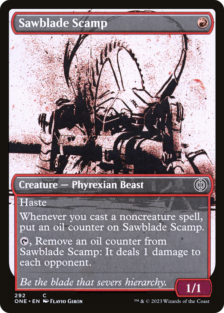 Sawblade Scamp (Showcase Ichor) [Phyrexia: All Will Be One] | L.A. Mood Comics and Games