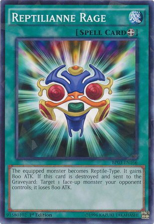 Reptilianne Rage [BP03-EN166] Shatterfoil Rare | L.A. Mood Comics and Games