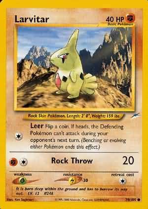 Larvitar (70/105) [Neo Destiny Unlimited] | L.A. Mood Comics and Games