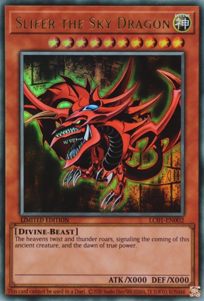 Slifer the Sky Dragon (25th Anniversary) [LC01-EN002] Ultra Rare | L.A. Mood Comics and Games