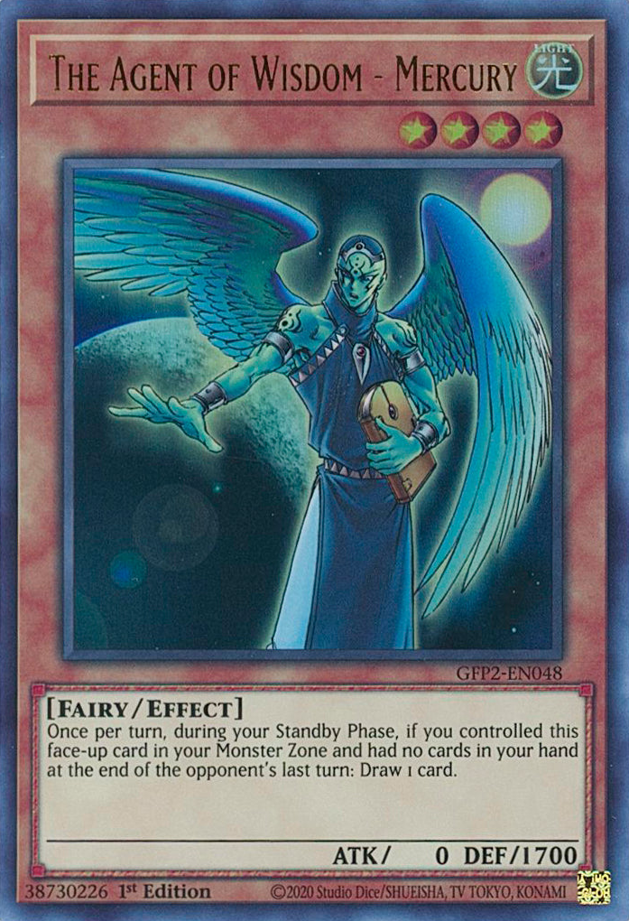 The Agent of Wisdom - Mercury [GFP2-EN048] Ultra Rare | L.A. Mood Comics and Games