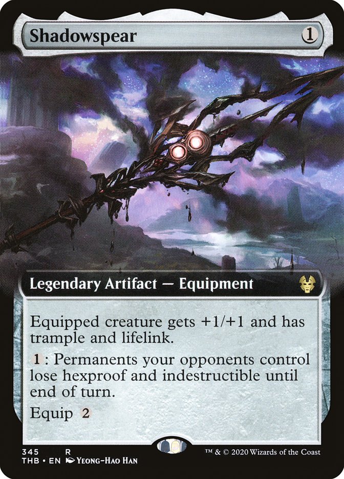 Shadowspear (Extended Art) [Theros Beyond Death] | L.A. Mood Comics and Games