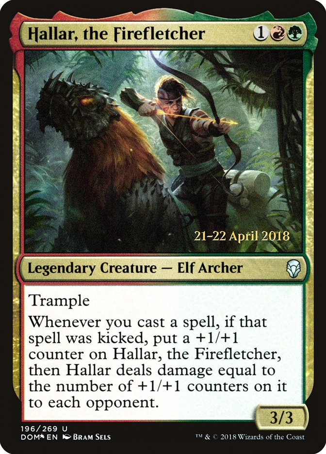 Hallar, the Firefletcher [Dominaria Prerelease Promos] | L.A. Mood Comics and Games