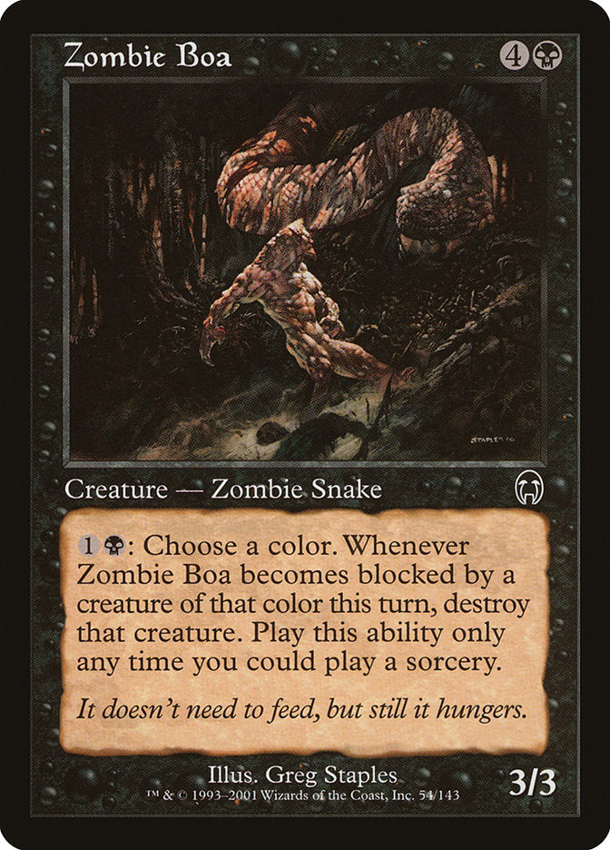 Zombie Boa [Apocalypse] | L.A. Mood Comics and Games