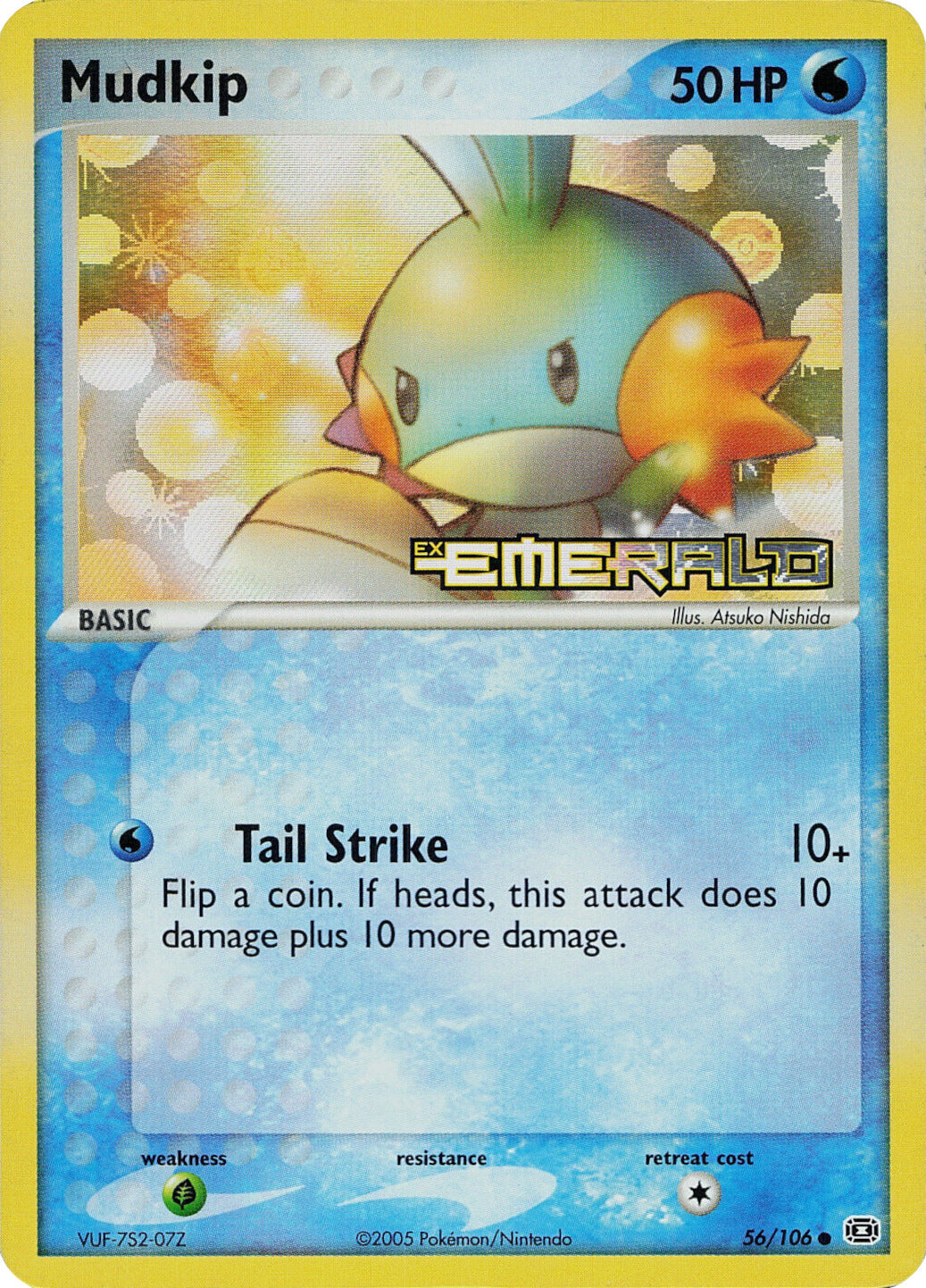 Mudkip (56/106) (Stamped) [EX: Emerald] | L.A. Mood Comics and Games