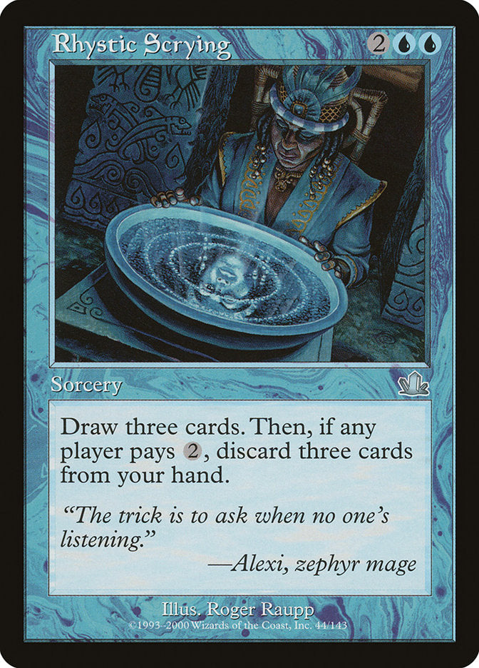Rhystic Scrying [Prophecy] | L.A. Mood Comics and Games