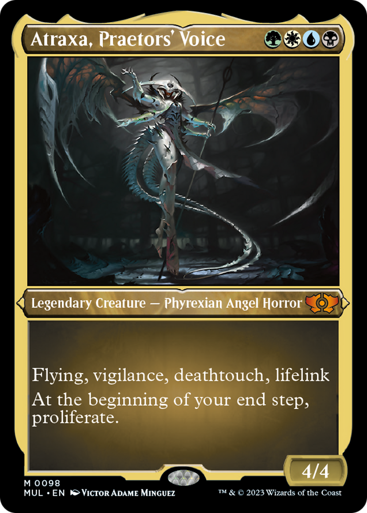 Atraxa, Praetors' Voice (Foil Etched) [Multiverse Legends] | L.A. Mood Comics and Games