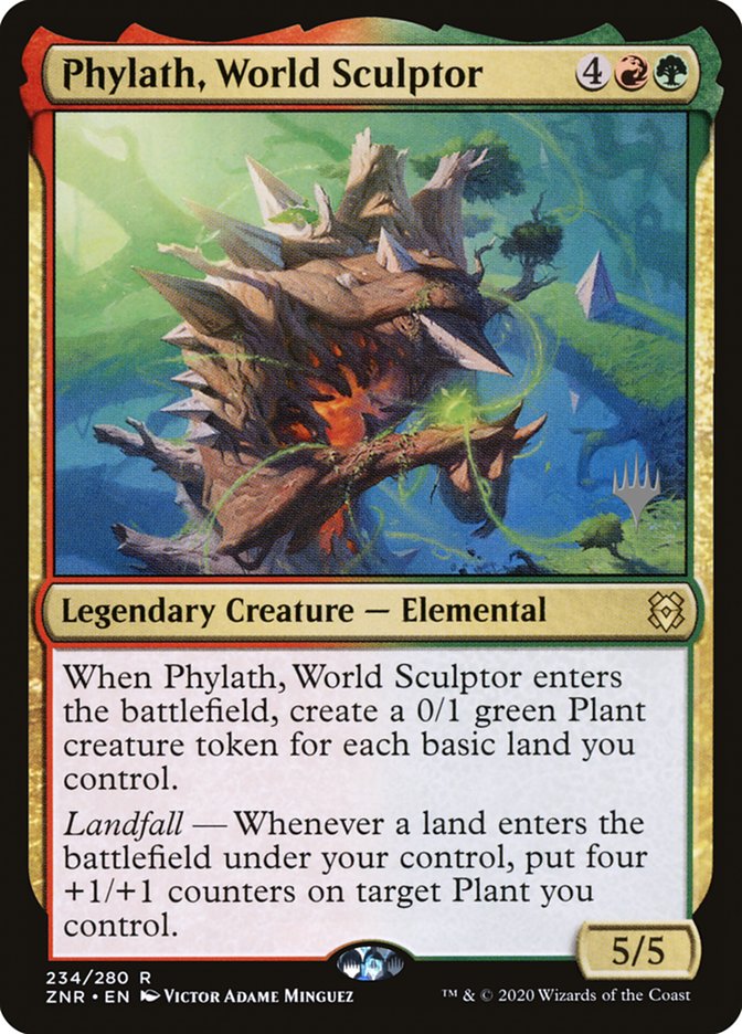 Phylath, World Sculptor (Promo Pack) [Zendikar Rising Promos] | L.A. Mood Comics and Games