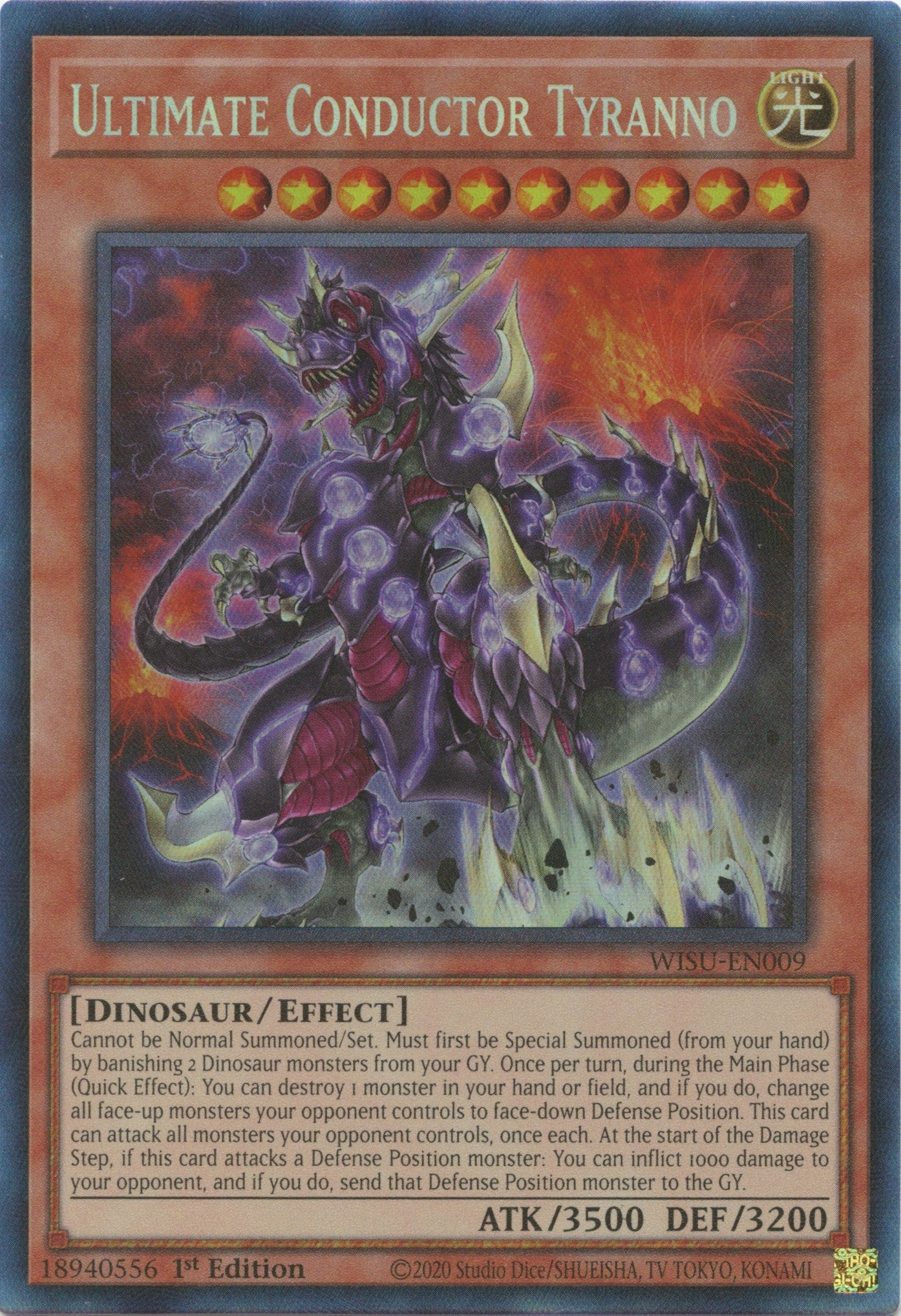 Ultimate Conductor Tyranno [WISU-EN009] Collector's Rare | L.A. Mood Comics and Games