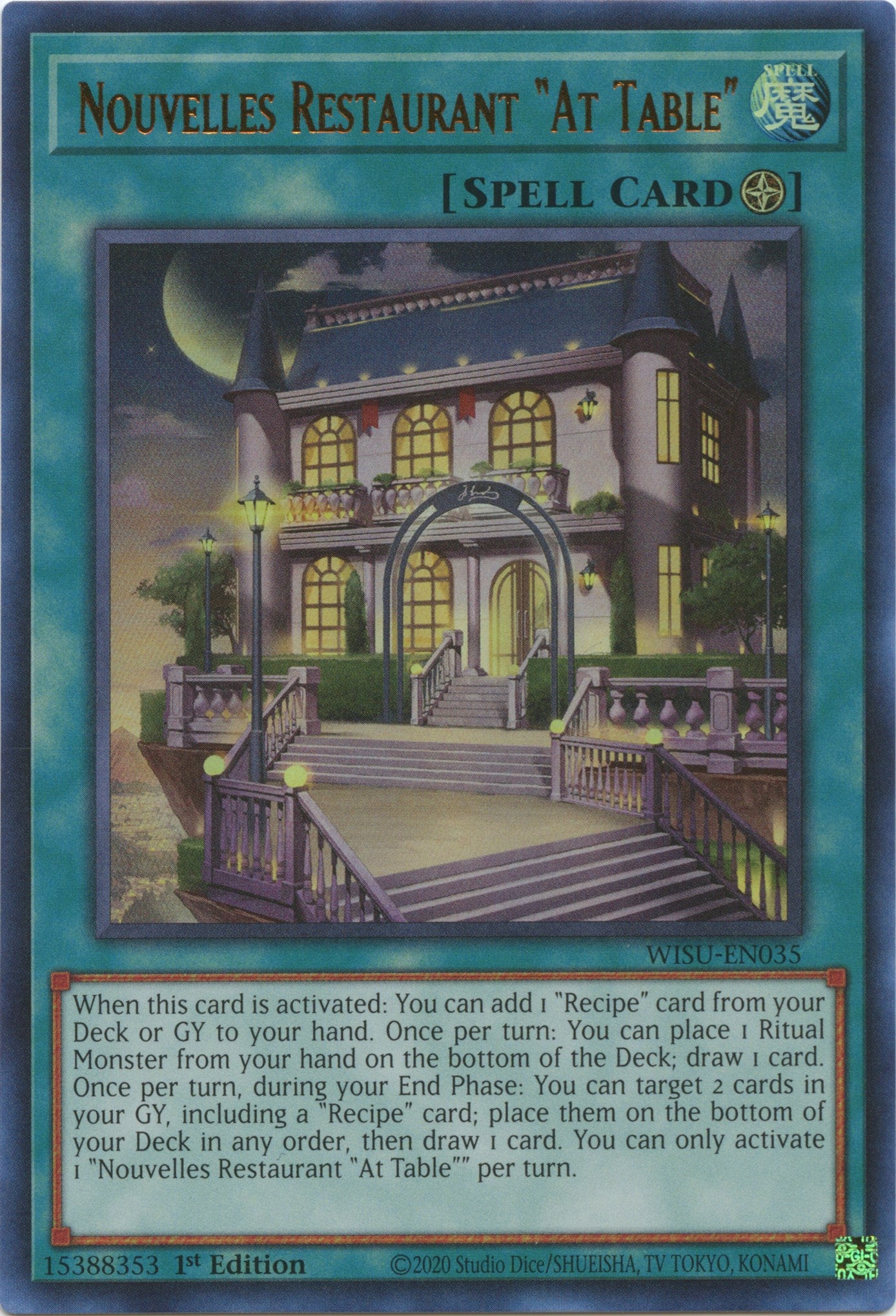 Nouvelles Restaurant "At Table" [WISU-EN035] Ultra Rare | L.A. Mood Comics and Games
