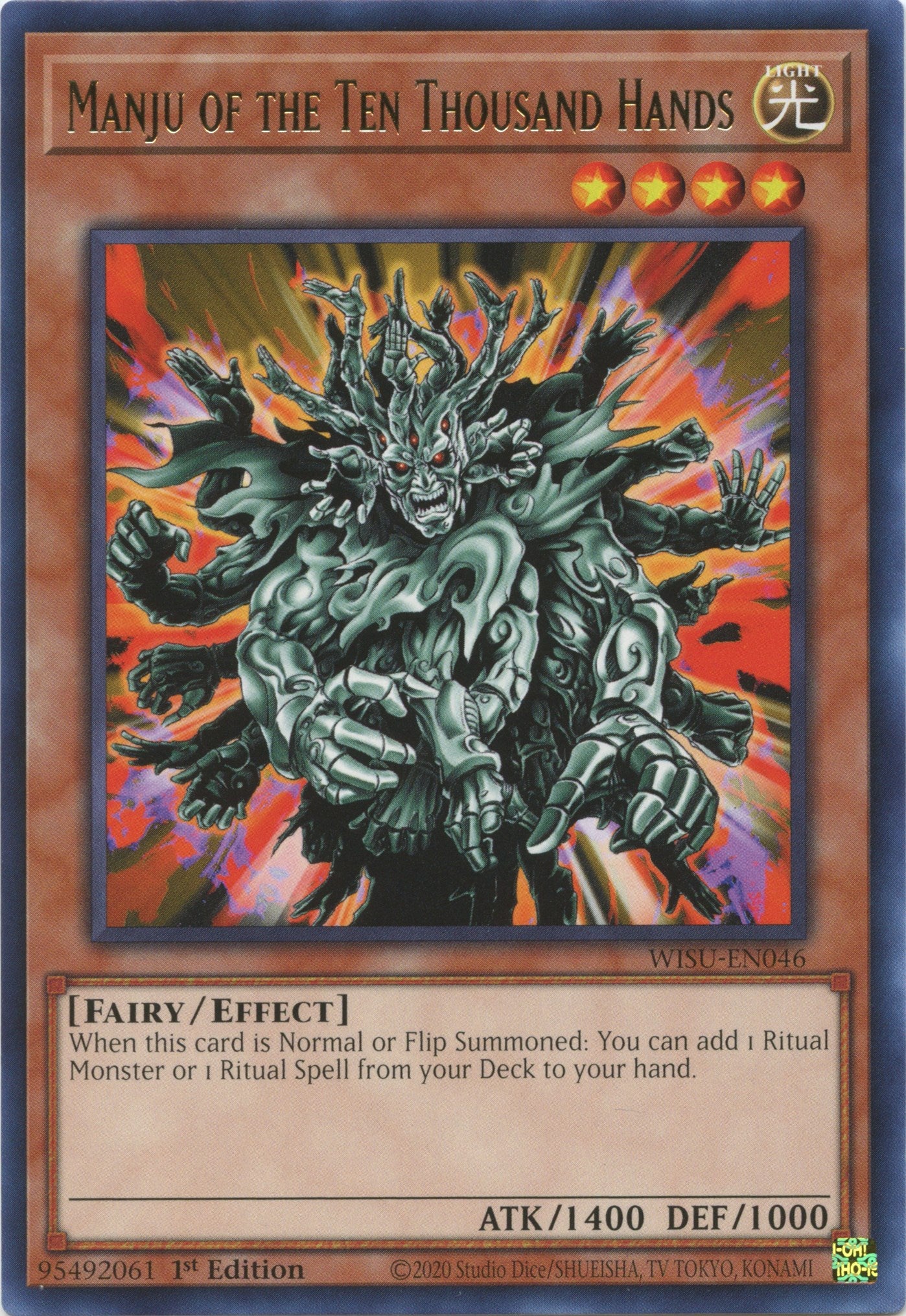 Manju of the Ten Thousand Hands [WISU-EN046] Rare | L.A. Mood Comics and Games