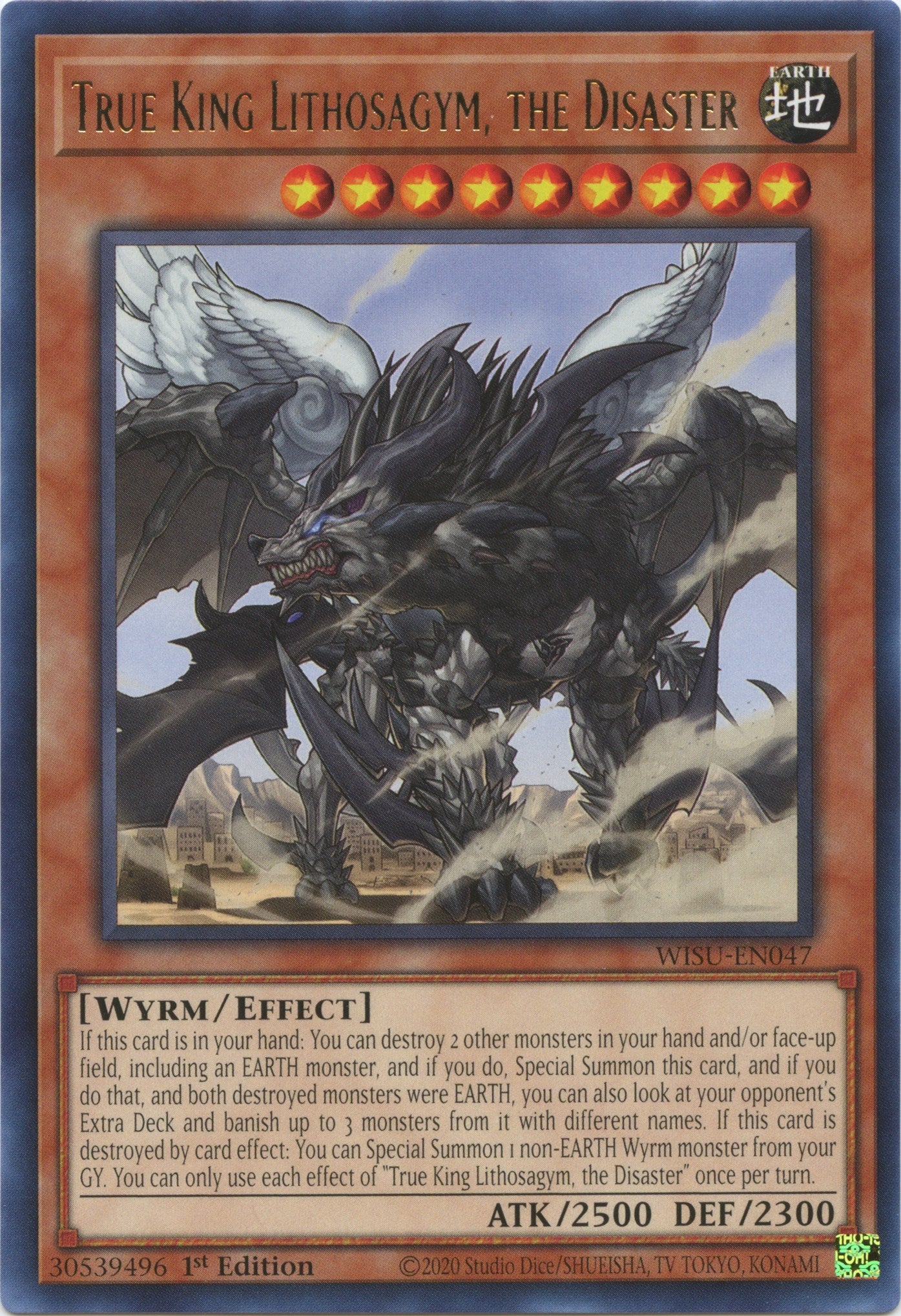 True King Lithosagym, the Disaster [WISU-EN047] Rare | L.A. Mood Comics and Games