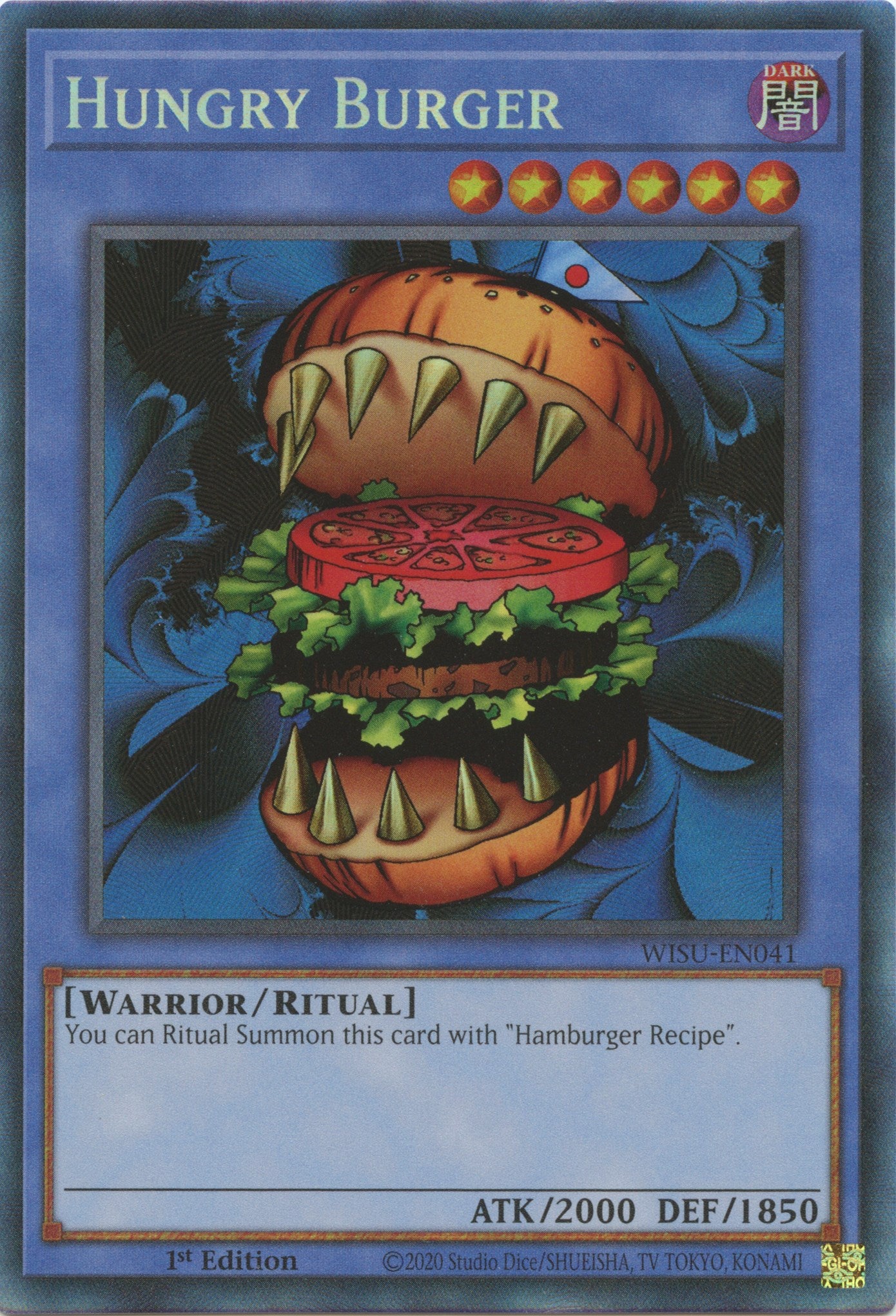 Hungry Burger [WISU-EN041] Collector's Rare | L.A. Mood Comics and Games