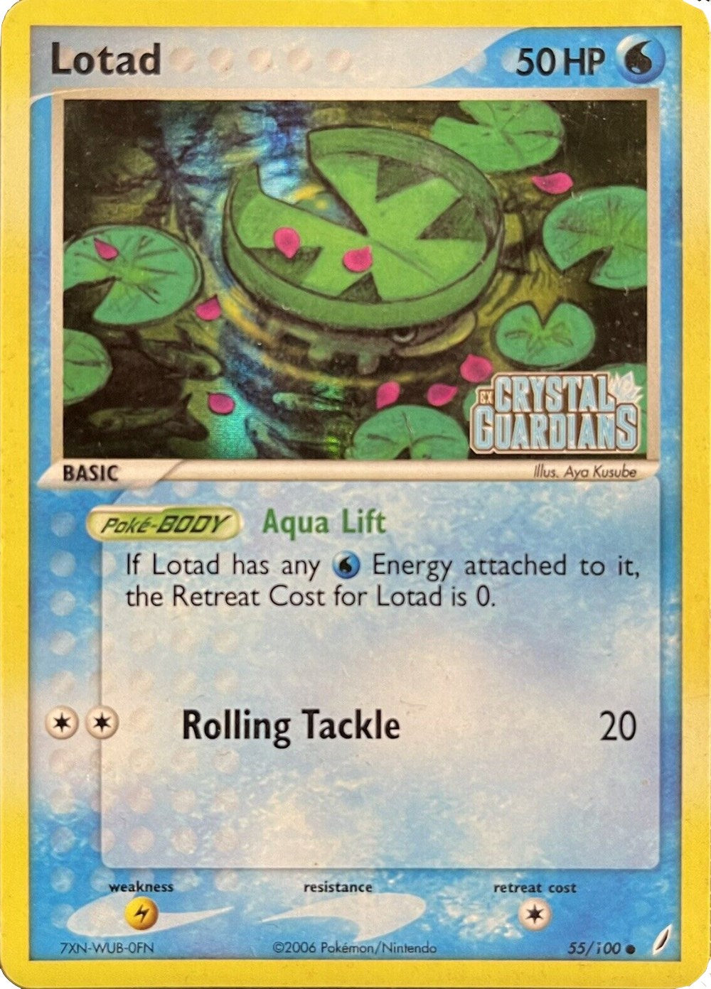 Lotad (055/100) (Theme Deck Exclusive) [EX: Crystal Guardians] | L.A. Mood Comics and Games