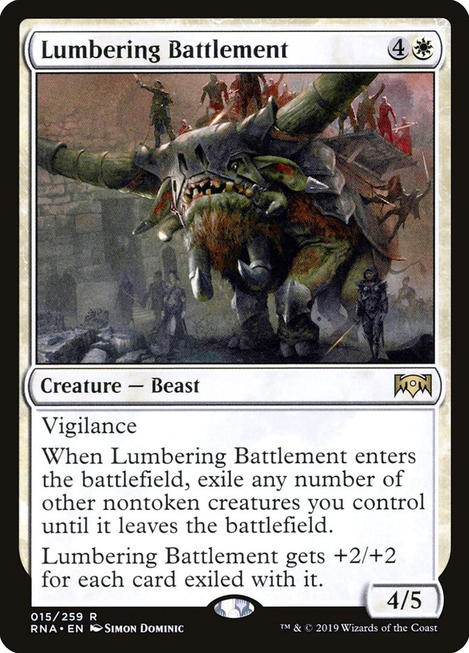 Lumbering Battlement [Ravnica Allegiance] | L.A. Mood Comics and Games