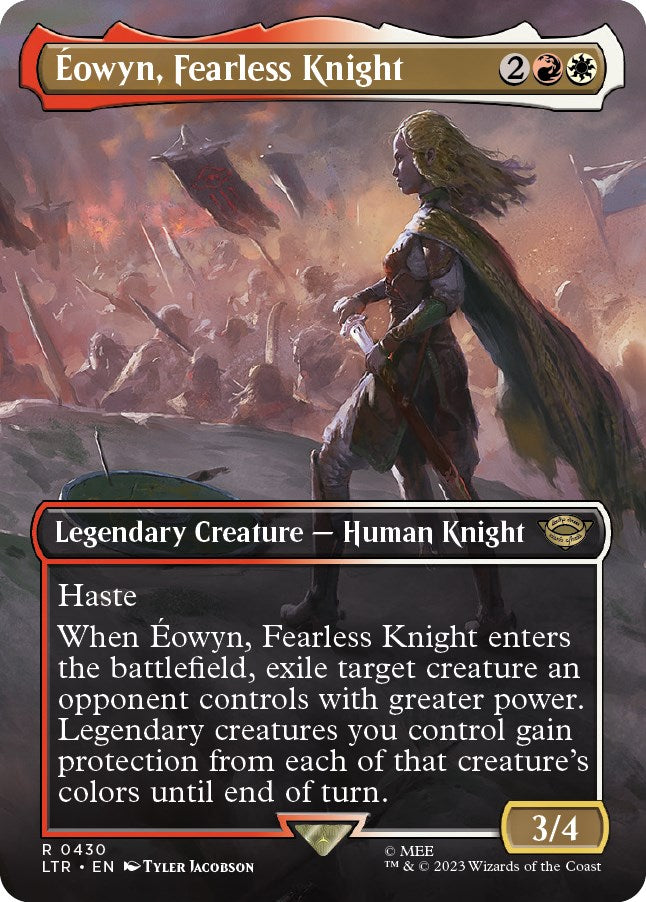 Eowyn, Fearless Knight (Borderless Alternate Art) [The Lord of the Rings: Tales of Middle-Earth] | L.A. Mood Comics and Games